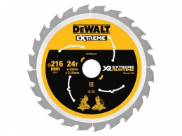 DEWALT Xtreme Runtime FlexVolt Circular Saw Blade 216mm x 30mm 24T was 64.99 £34.99